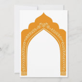 Invitation de mariage royal indien – Conception do (Dos)