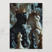 Invitation de mariage royale élégante (Dos)