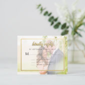 Invitation de mariage RSVP (Debout devant)