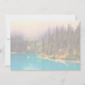 Invitation de mariage rustique avec paysage du Nor (Dos)