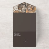 Invitation de mariage rustique en bois de grange t (Dehors)