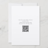 Invitation de mariage rustique kraft. Nous vous in (Dos)