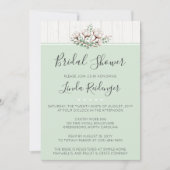 Invitation de mariage rustique sudiste en coton po (Devant)