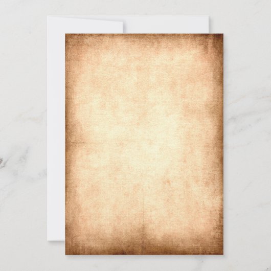 invitation de mariage rustique vintage (Dos)