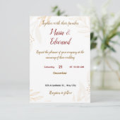 Invitation de mariage simple (Debout devant)