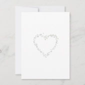 Invitation de mariage simple (Dos)