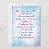 Invitation de mariage simple à l'aquarelle (Dos)