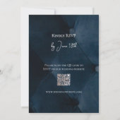 Invitation de mariage Simple Chaussures Bleues (Dos)