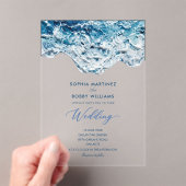 invitation de mariage simple classique en acryliqu (In situ (ordinateur de poche))