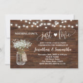 Invitation de mariage simple et amoureux (Devant)