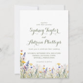 Invitation de mariage simple et décontractée avec  (Devant)