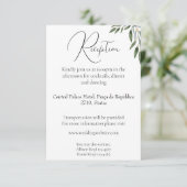 Invitation de mariage simple et élégante (Debout devant)