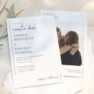 Invitation de Mariage Simple et Moderne