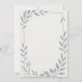 Invitation de mariage simple et non compliquée (Dos)