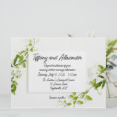 Invitation De Mariage Simplement Élégante (Debout devant)