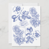 Invitation de mariage Something Blue (Dos)