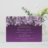 Invitation de mariage sous les lumières violettes  (Debout devant)
