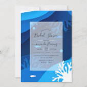 Invitation de mariage sous-marin (Devant)