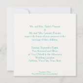 Invitation de mariage Starfish Beach (Dos)