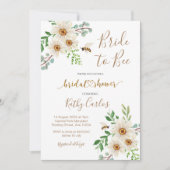 Invitation de mariage Summer Daisy Bride to Bee (Devant)
