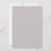 Invitation de mariage sur la plage (Dos)