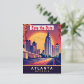 Invitation de mariage sur la route de la skyline d (Debout devant)