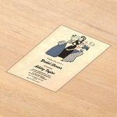 Invitation de mariage sur le thème de la bande des (Poser)