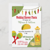 Invitation de mariage sur le thème de la Fiesta Co (Devant)