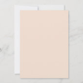 Invitation de mariage sur le thème de la plage (Dos)