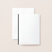 Invitation de mariage sur mesure et élégante (Derrière avec enveloppe)