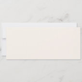Invitation de mariage tendance sage avec billet VI (Dos)