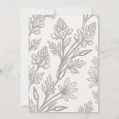 Invitation de mariage Texas Bluebonnet (Dos)