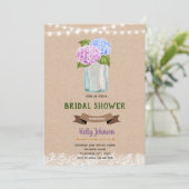 Invitation de mariage thème floral (Debout devant)