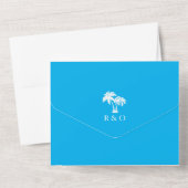 Invitation de mariage tout compris à la plage de T (Verso)