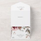 Invitation de mariage tout compris aux fleurs sauv (Dehors)