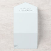 Invitation de mariage tout-en-un (Dehors)