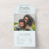 Invitation de mariage tout-en-un (À l'intérieur)