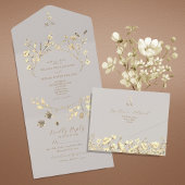 Invitation de mariage tout-en-un de Boho Fall