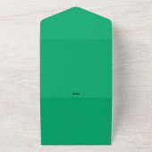 Invitation de mariage tout-en-un Emerald - personn (Dehors)
