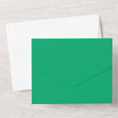 Invitation de mariage tout-en-un Emerald - personn (Verso)