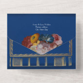 Invitation de mariage tout en un livre de biblioth (Verso)