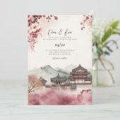 Invitation de mariage traditionnelle coréenne (Debout devant)