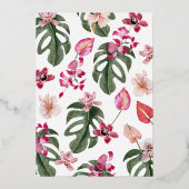 Invitation de Mariage tropical (Verso)