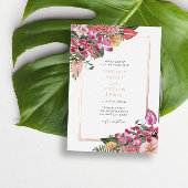 Invitation de Mariage tropical