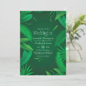 Invitation de mariage tropical (Debout devant)