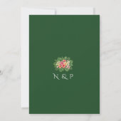 Invitation de mariage tropicale florale Hibiscus (Dos)