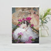 Invitation de mariage Trudy la ratte (Debout devant)