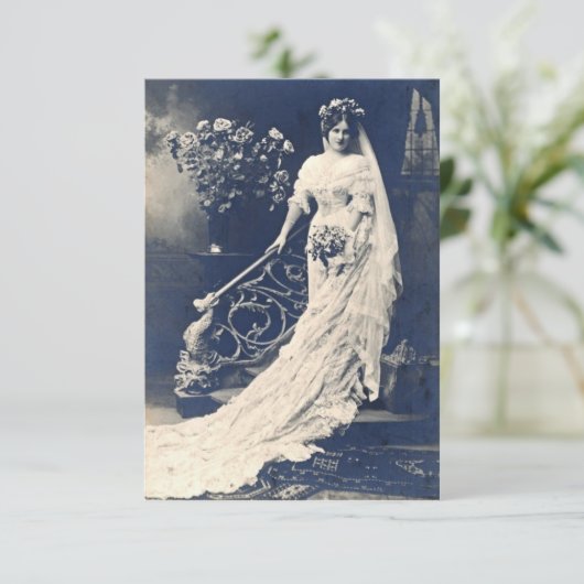 Invitation de mariage victorienne (Debout devant)