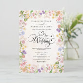 Invitation de mariage vidéo avec code QR (Debout devant)