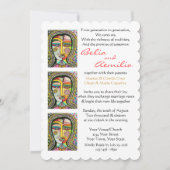 Invitation de mariage Vierge de Guadalupe MIRACLES (Devant)